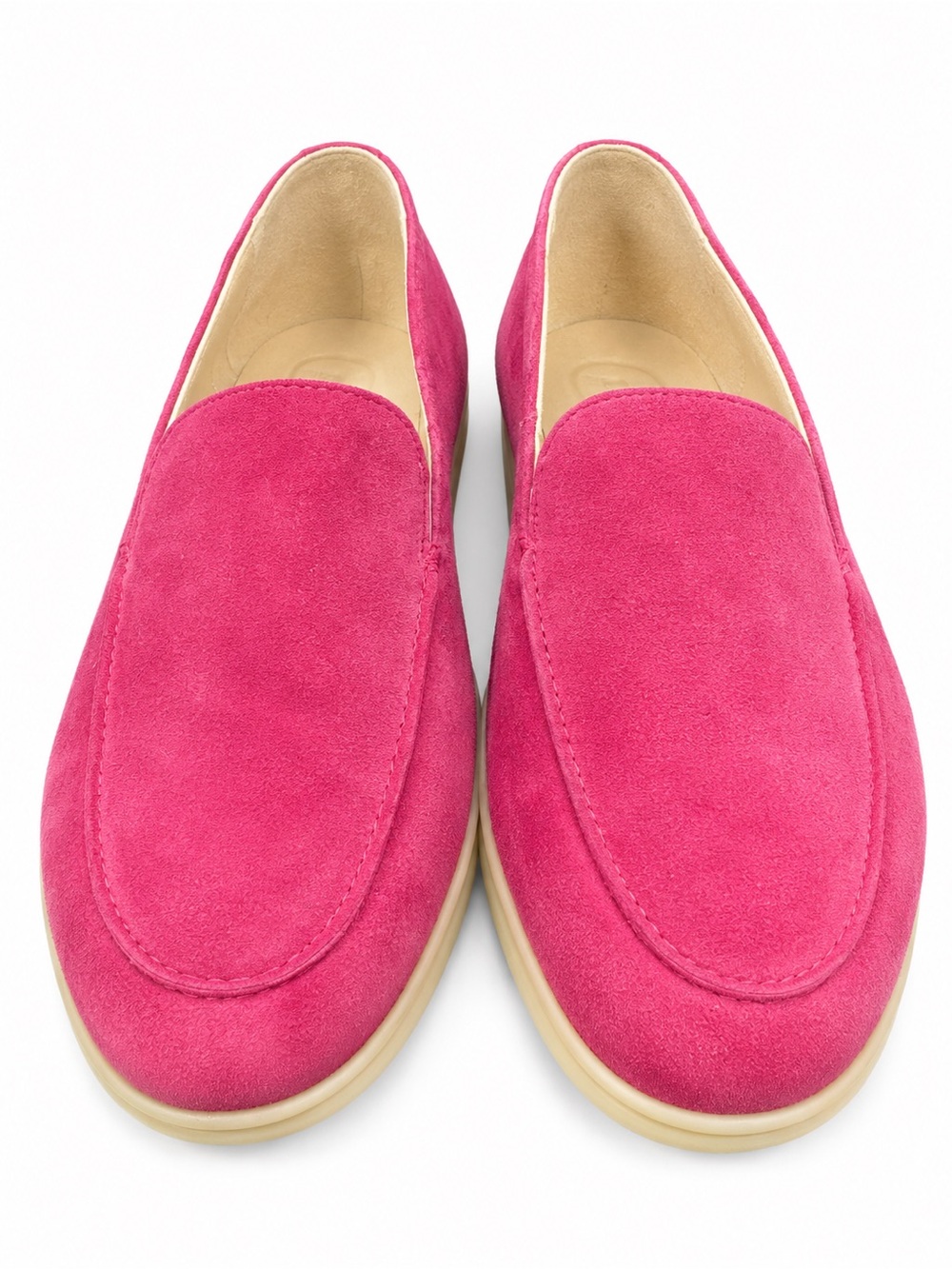 Paul Green Women's Barbie Suede Slip-On Loafers in Bright Pink